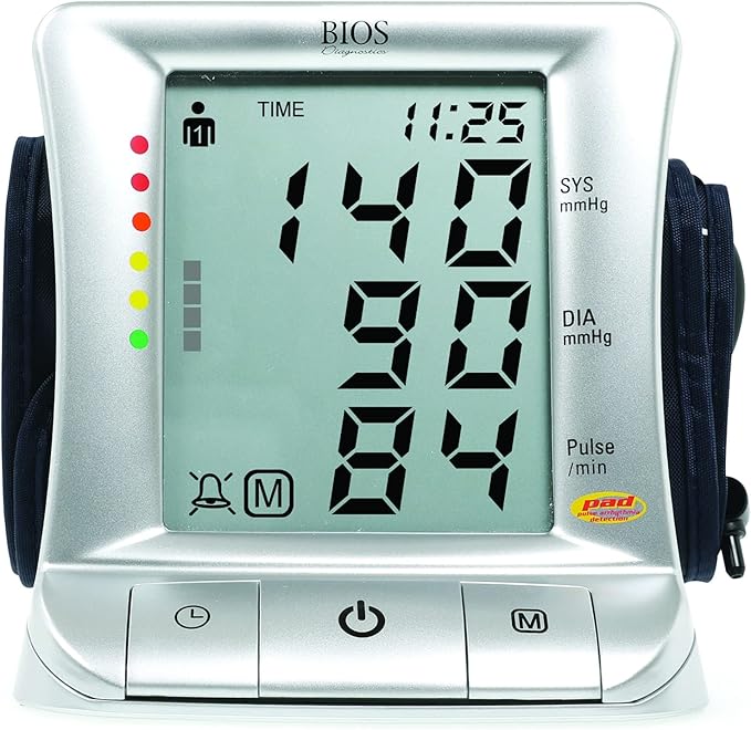 BIOS Diagnostics Blood Pressure Monitor Premium Amazon.ca Health