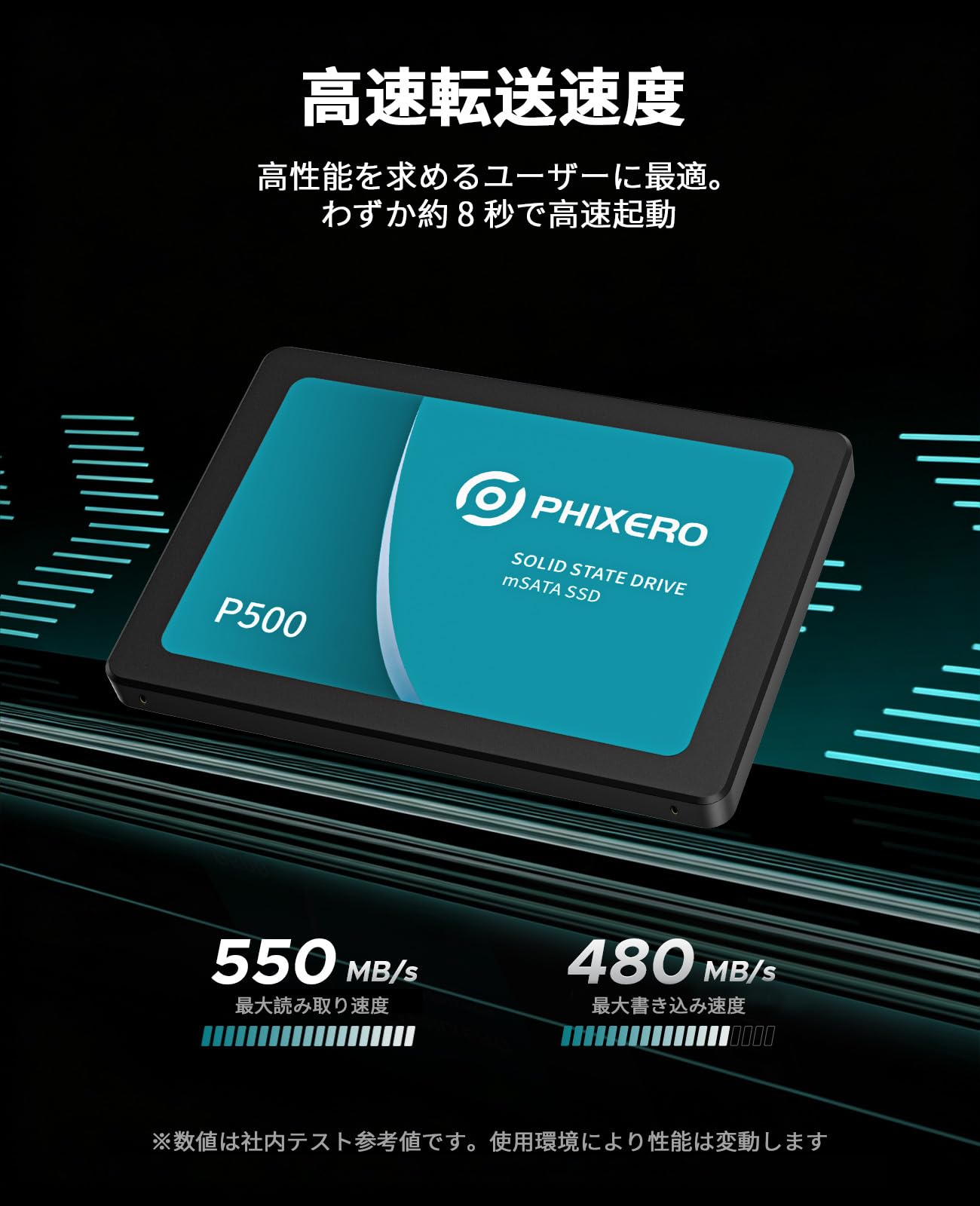 Amazon | PHIXERO SSD 512GB 7mm SATAIII 6Gb/s 内蔵 SSD 2.5 インチ