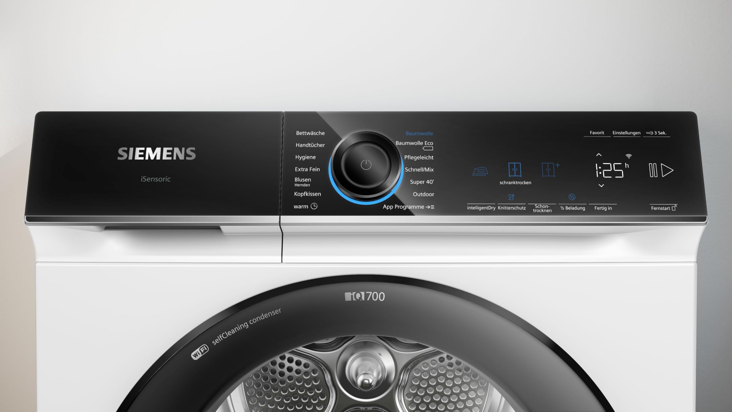 Siemens iQ700 Set: Wärmepumpentrockner 8kg + Waschmaschine 9kg, Home Connect, autoDry, speedPack XL