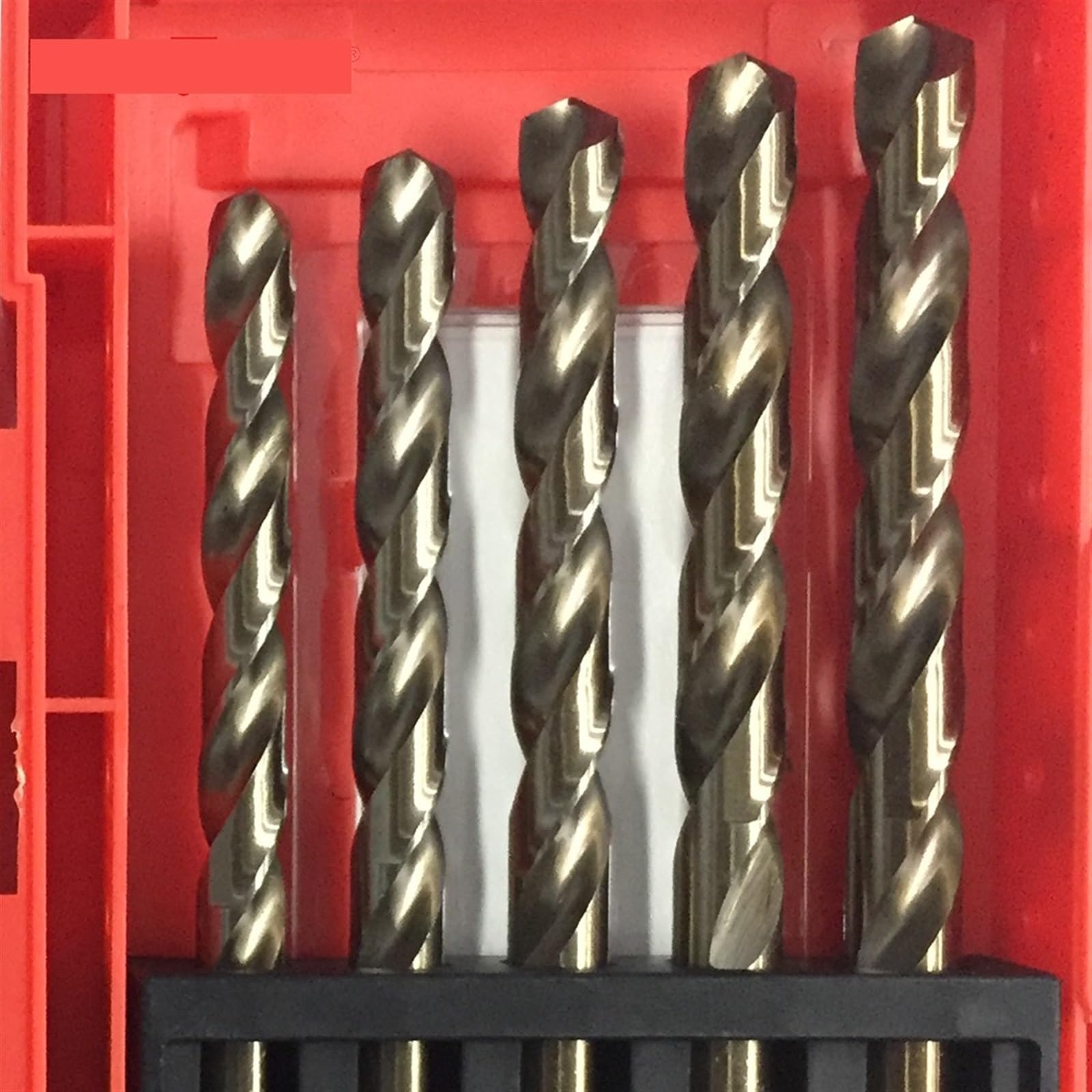 19 sztuk 1,0-10 mm szybkostalowe wiertła kobaltowe HSSCO M35 wiertła spiralne do stali nierdzewnej do metalu drewna