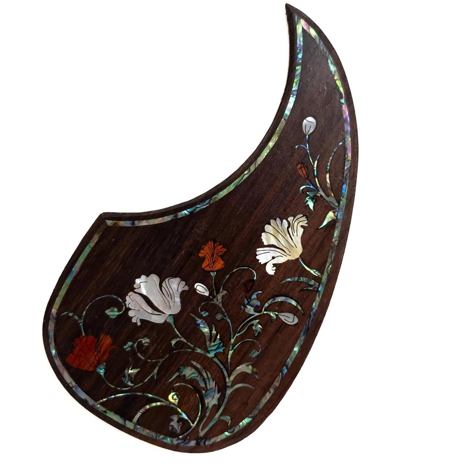 Pickguard do gitary akustycznej dla początkujących Ręcznie wykonany solidny pickguard z palisandru do gitary akustycznej Trwały(10)