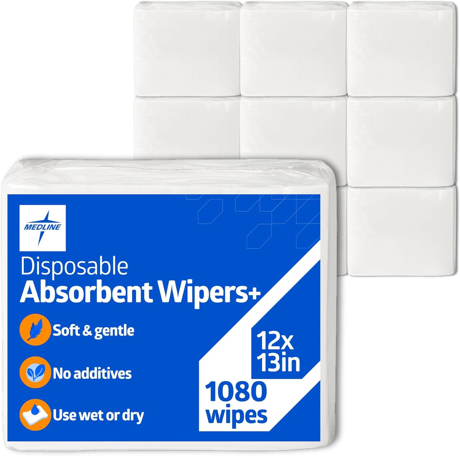 Absorbent Wipers+ Disposable Heavy Duty Dry Wipes