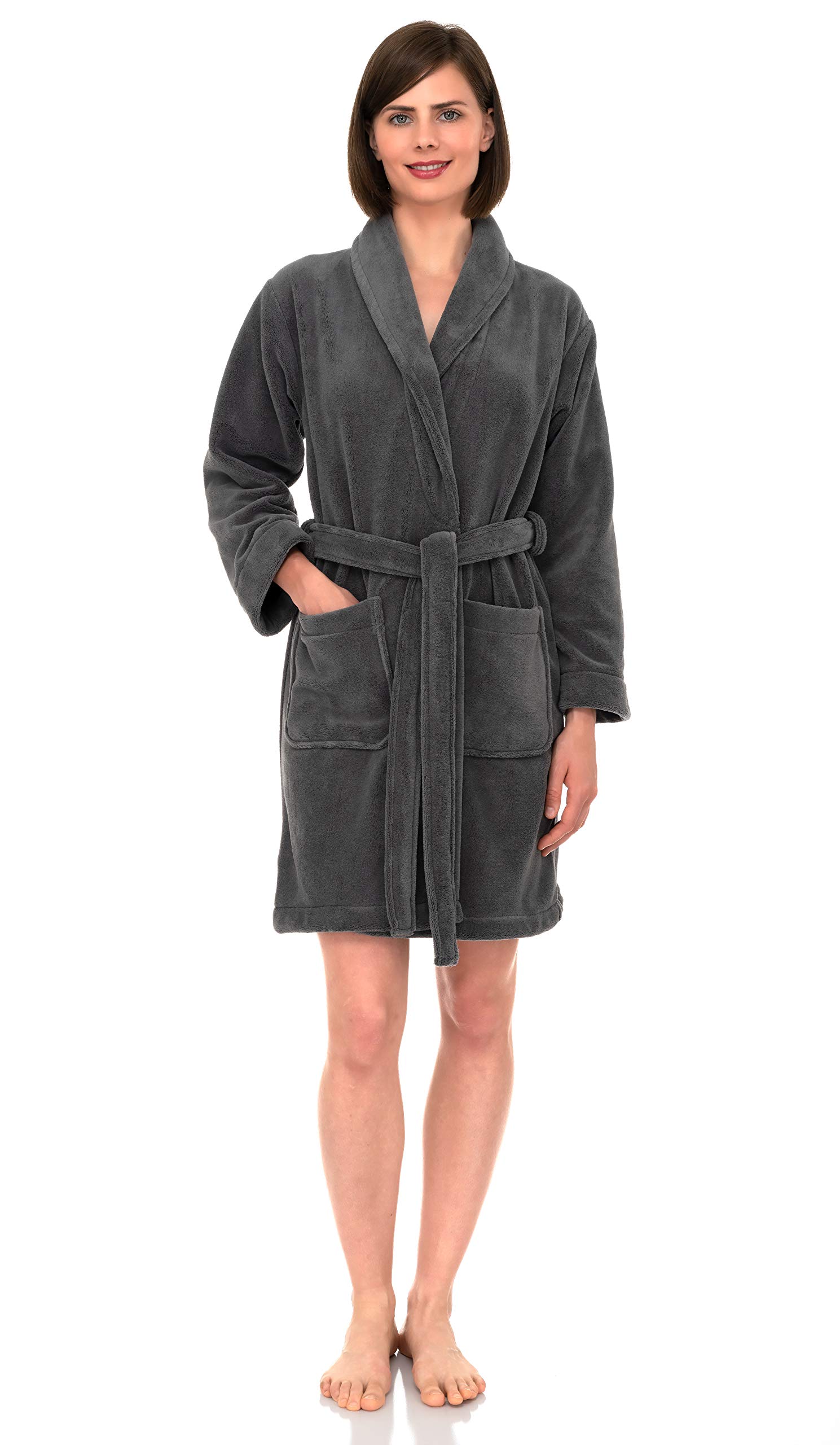 TowelSelections Women's Plush Fleece Robe