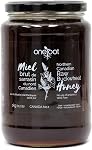 ONEROOT Canadian Raw Buckwheat Honey | Harvested in Canada | Raw Honey Unpasteurized - Higher in Antioxidants Than Manuka | 100% Pure & Certified Kosher (3kg)
