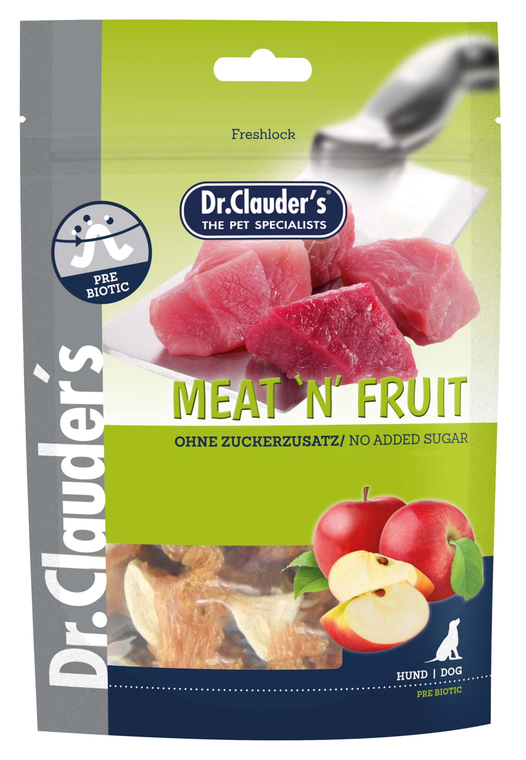 Dr. Clauder's | Snacks De Pollo con Frutas | Varios Sabores | 10 x 80 Gr | (10x80Gr, Pollo Y Manzana)