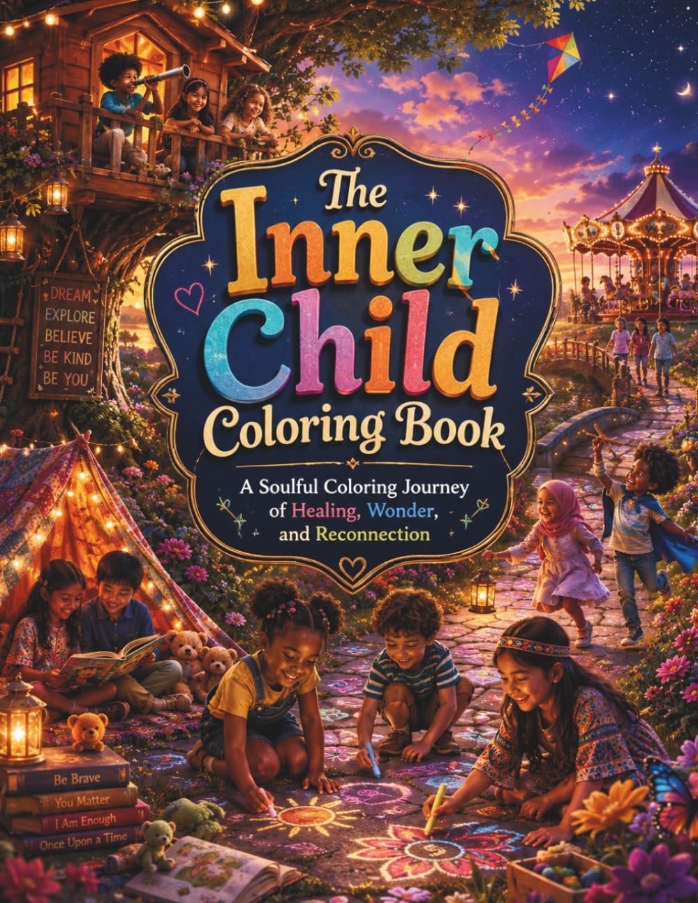 The Inner Child Coloring Book: A Soulful Coloring Journey of Healing, Wonder, and Reconnection