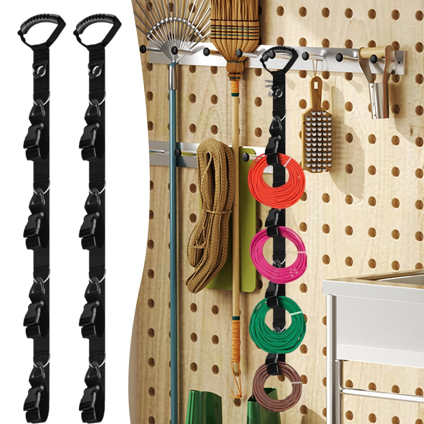 Système De Rangement Mural Portable, Robuste, Câble Électrique, Corde