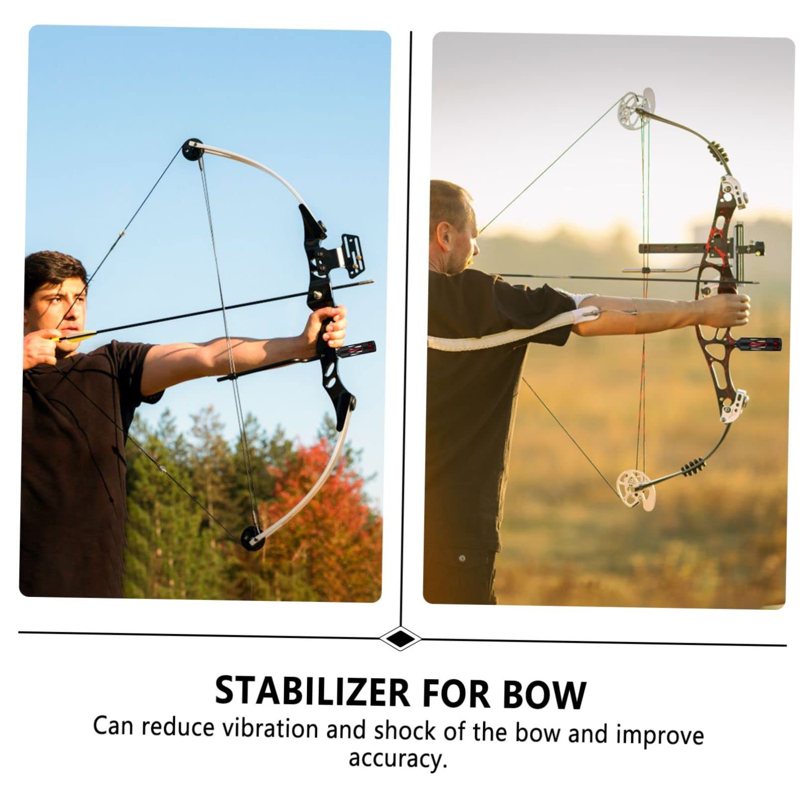 BRIGHTFUFU Stabilizer Vibration Damper Absorber Durable Aluminum Alloy Design Enhances Performance by Reducing Vibration for Users for Enthusiasts