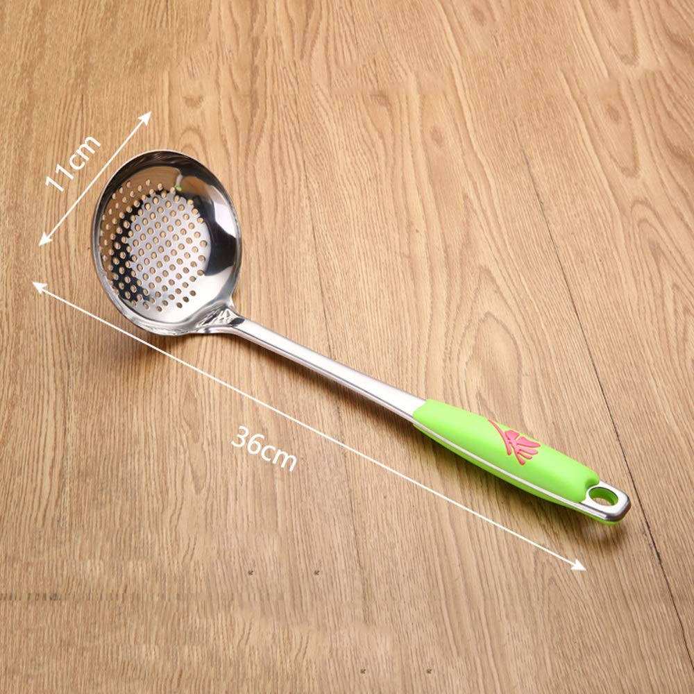 RajoNN 1 Juego de 6 Piezas de Utensilios de Cocina de Acero Inoxidable Pala Cuchara Utensilios de Cocina antiadherentes Suministros de Cocina Utensilios de Cocina para el hogar
