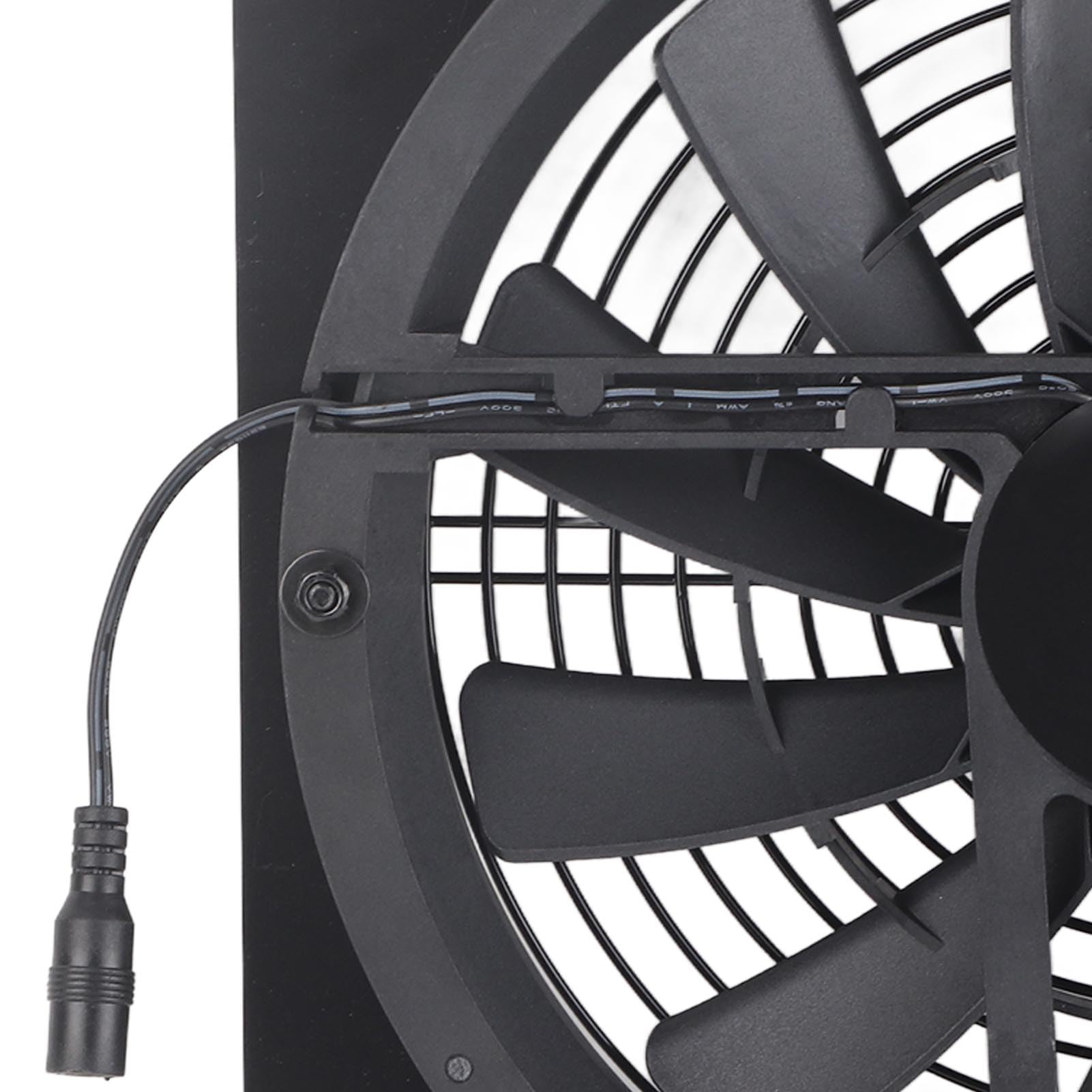 Dilwe Ventilatore di Scarico Ad Energia Solare da 100 W Ad Alta Efficienza per Pollaio per Animali Domestici in Serra RV 13,5 Pollici