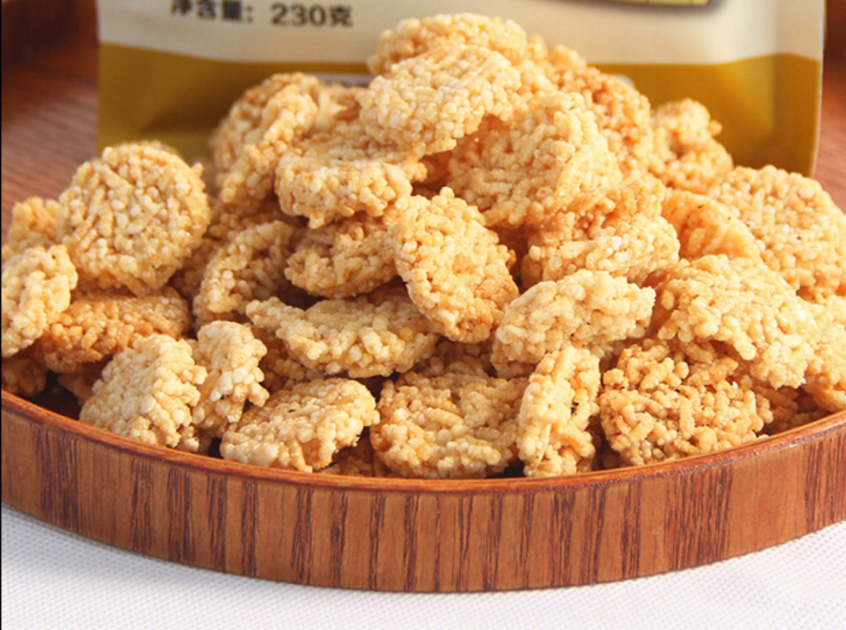 helen ou @ Hangzhou specialty: selected quality handmade original taste fried puffed glutinous-rice piece 8.1oz