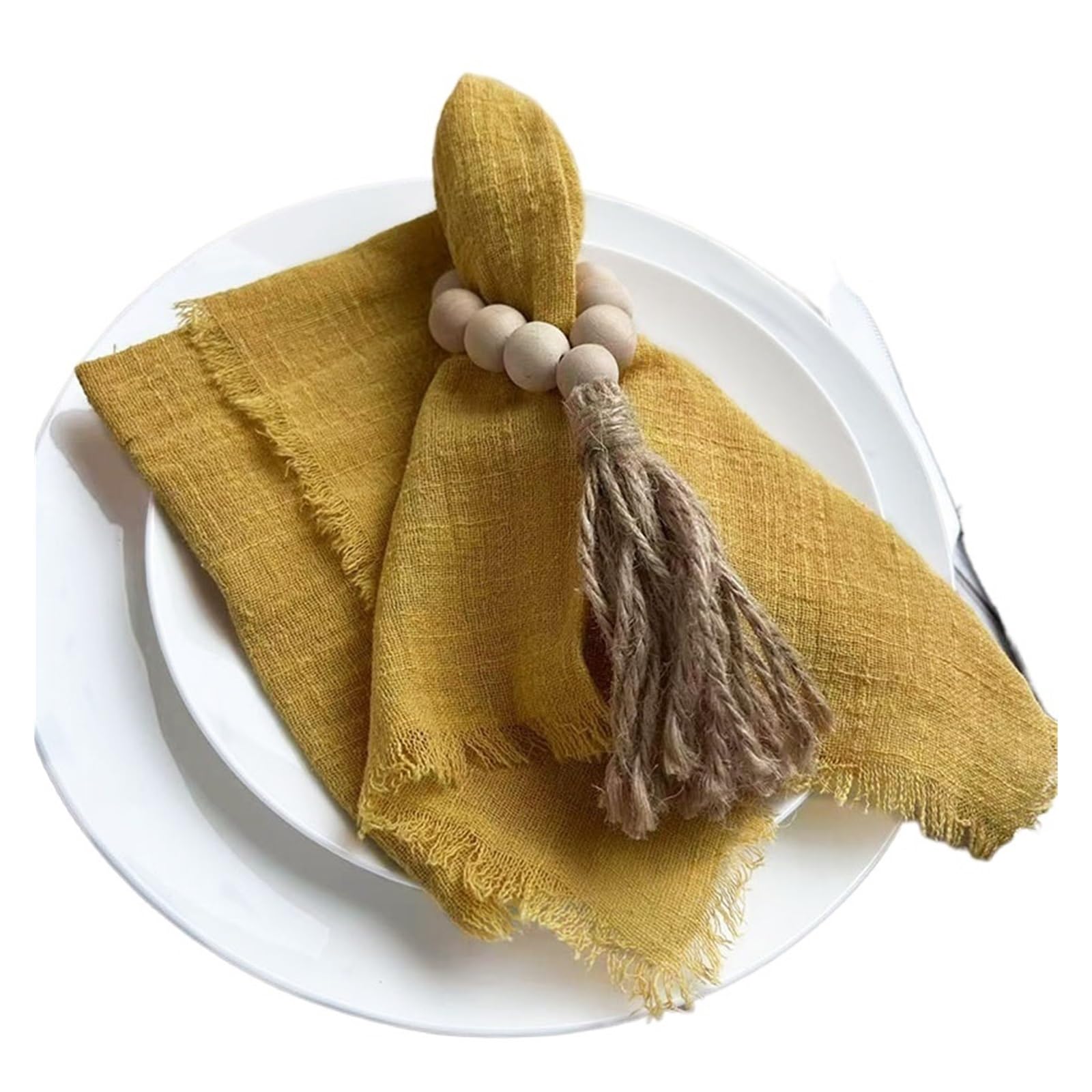 Cotton Gauze Napkins Retro Rustic 32x32cm 6PCS for table