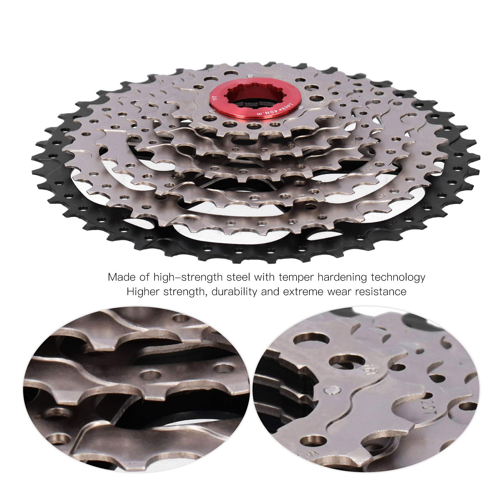 Cassette Vélo VTT 8/9/10 Vitesses 11-42T - Roue Libre Légère, En Acier Carbone, Pour Montagne Et Cyclisme