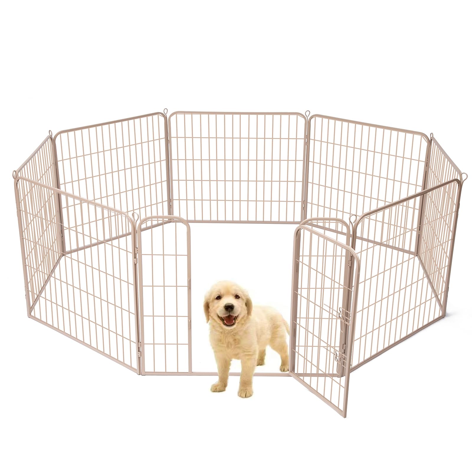 Amazon | YumeTail ペットサークル 犬 ペットフェンス サークルケージ