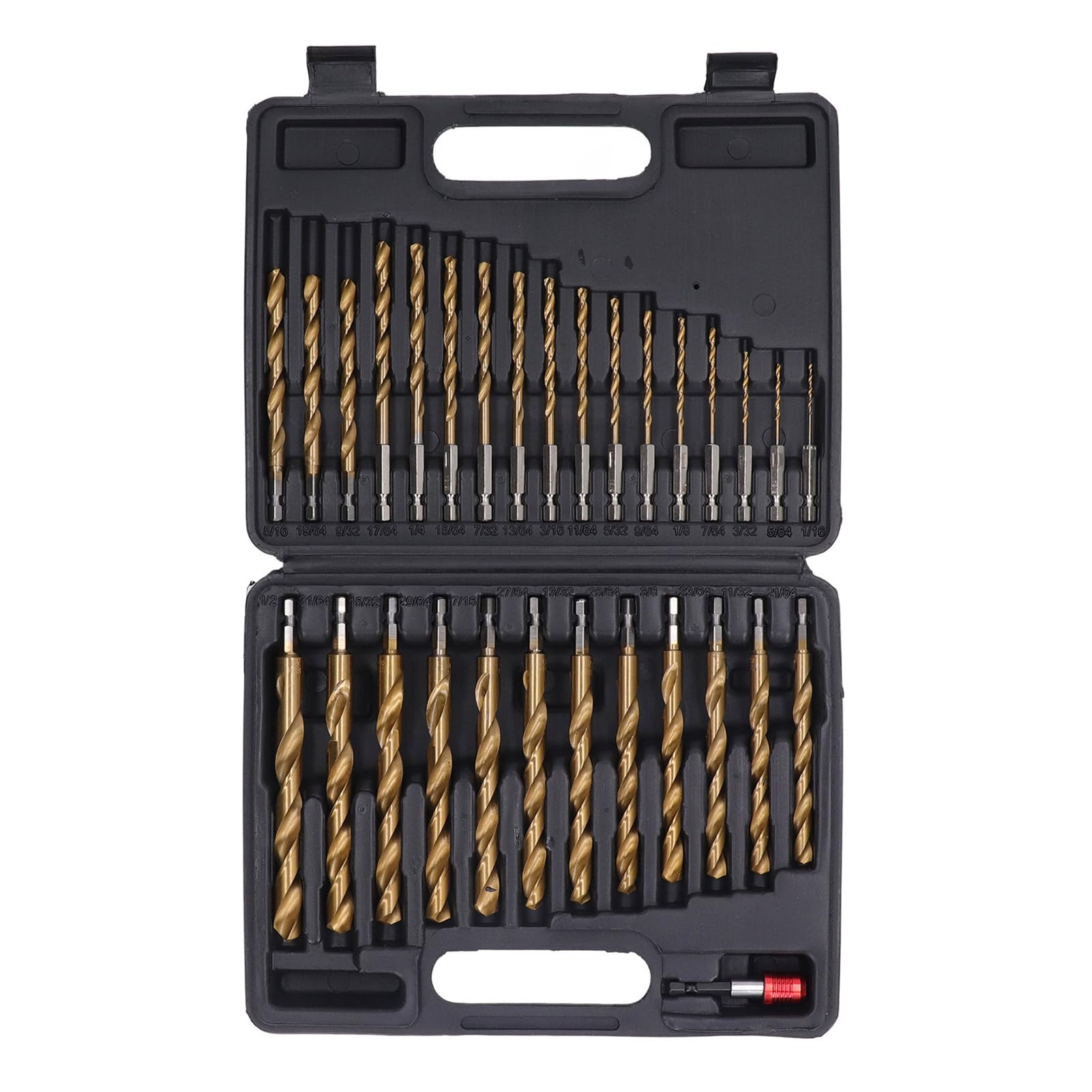 PUNTE TRAPANO ELICOIDALI SET 30 PEZZI PUNTE TRAPANO IN ACCIAIO AD ALTA VELOCITÀ COMODO STOCCAGGIO COMPATIBILITÀ VERSATILE PER USO MULTI-MATERIALE