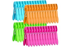 48 Pcs Colorful and Durable Heavy Duty Plastic Clothes Pins
