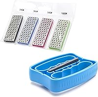 Vista 1 de RINOO Herramienta de afilador de bisel de borde lateral de esquí de snowboard multiángulo con 4 piedras de diamante 240 # 360 # 500 # 1000 #