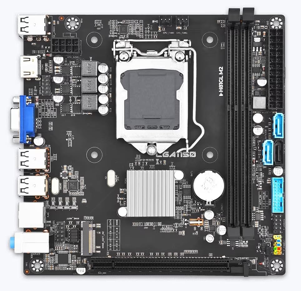 Image of H81 Motherboard Assembled Kit with Processor I7 4th Gen (4770 /4770TE /4790s) + 8GB DDR3 RAM + CPU Fan + ATX (1 Year Replacement Warranty)