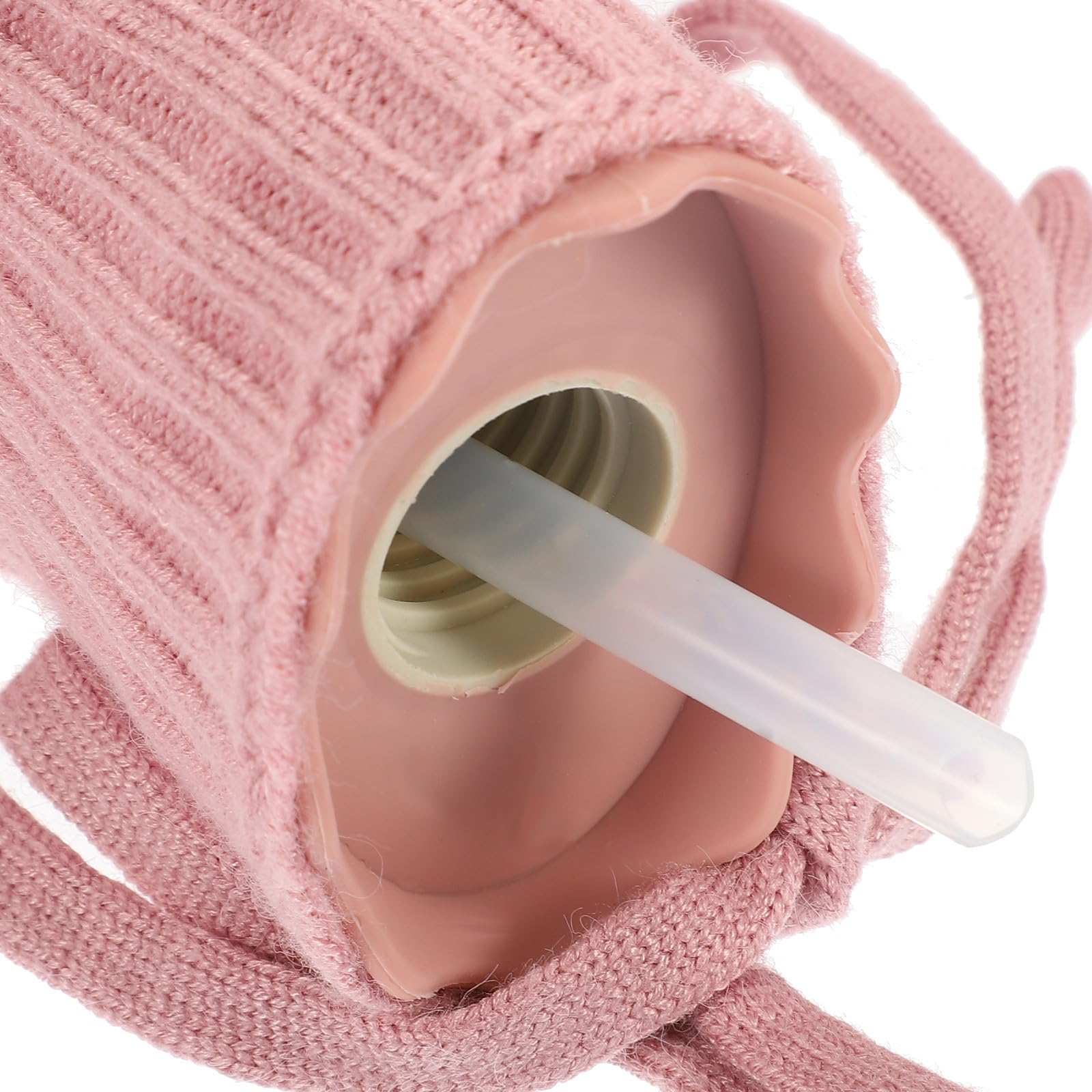 iplusmile Bolsa de Agua Caliente en Forma Cuello Silicona y Tejido, Resistente a Fugas y Conservación del Calor, Adecuado para Casa y Viaje en Invierno Color Aleatorio