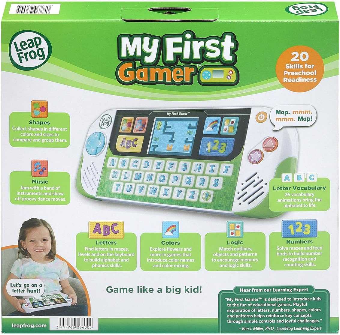 Leapfrog My First Gamer Preschool Handheld