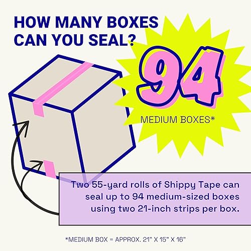 Miniatura 6 de 2 rollos + dispensador de cinta de embalaje decorativa para pequeñas empresas, lindo diseñador de embalaje y suministros de envío - Hola! I'm Here,