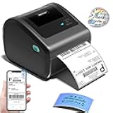 Bluetooth Shipping Label Printer 4x6 - D450BT Thermal Label Printer for Shipping Packages, Small Business, Home, Office, Compatible with Amazon, Ebay, Etsy, USPS