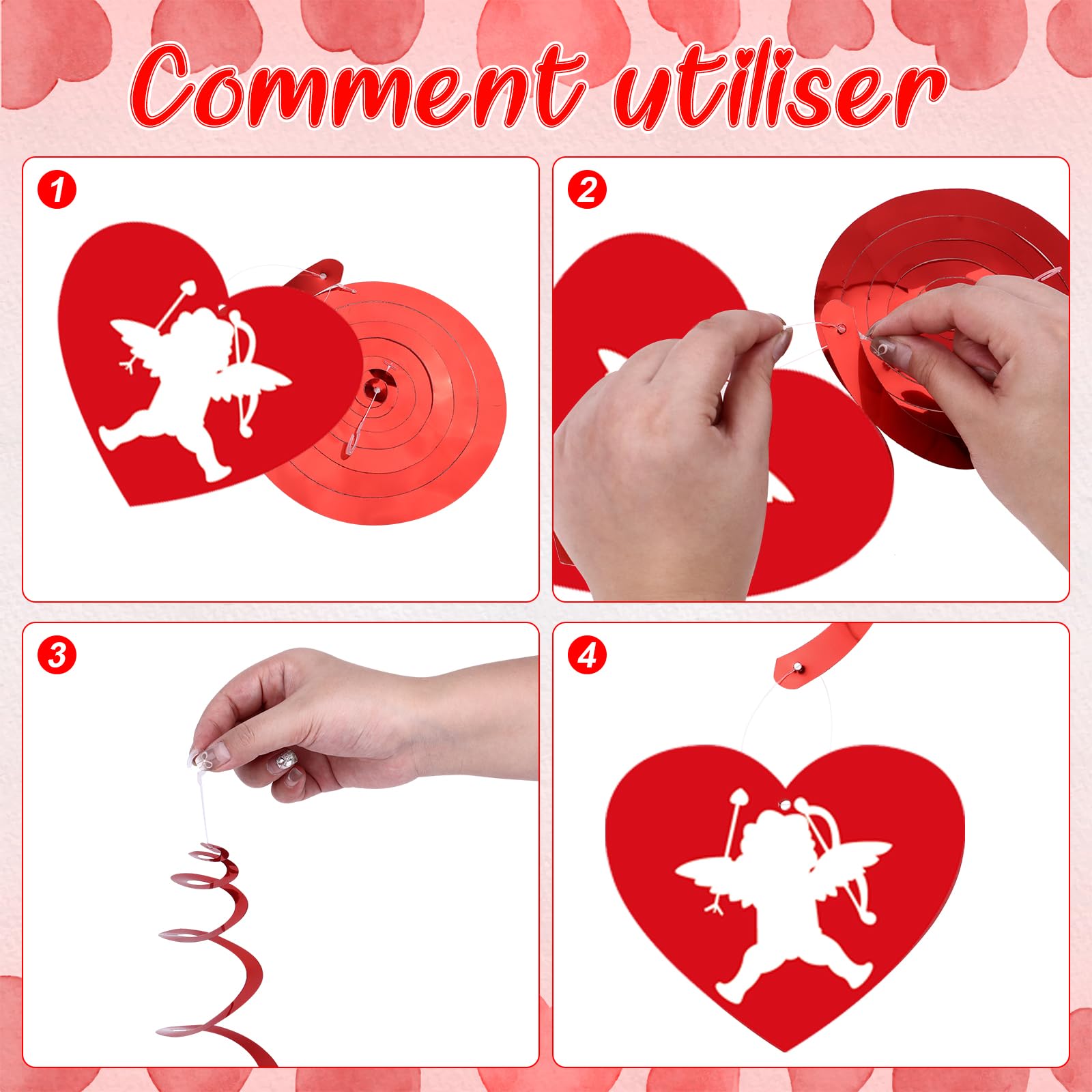 31 Pièces Kit Decoration Saint Valentin Ballon Coeur Petale de Rose Rouge | Deco Romantique;pour La Saint Valentin Mariage;Convient à Toutes Les Occasions