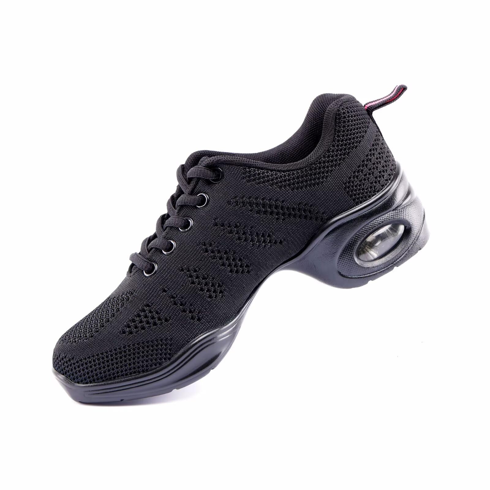 Baskets de danse pour femme - Chaussures de danse jazz à lacets avec coussin d'air pour homme et femme - Cheerleader Zumba