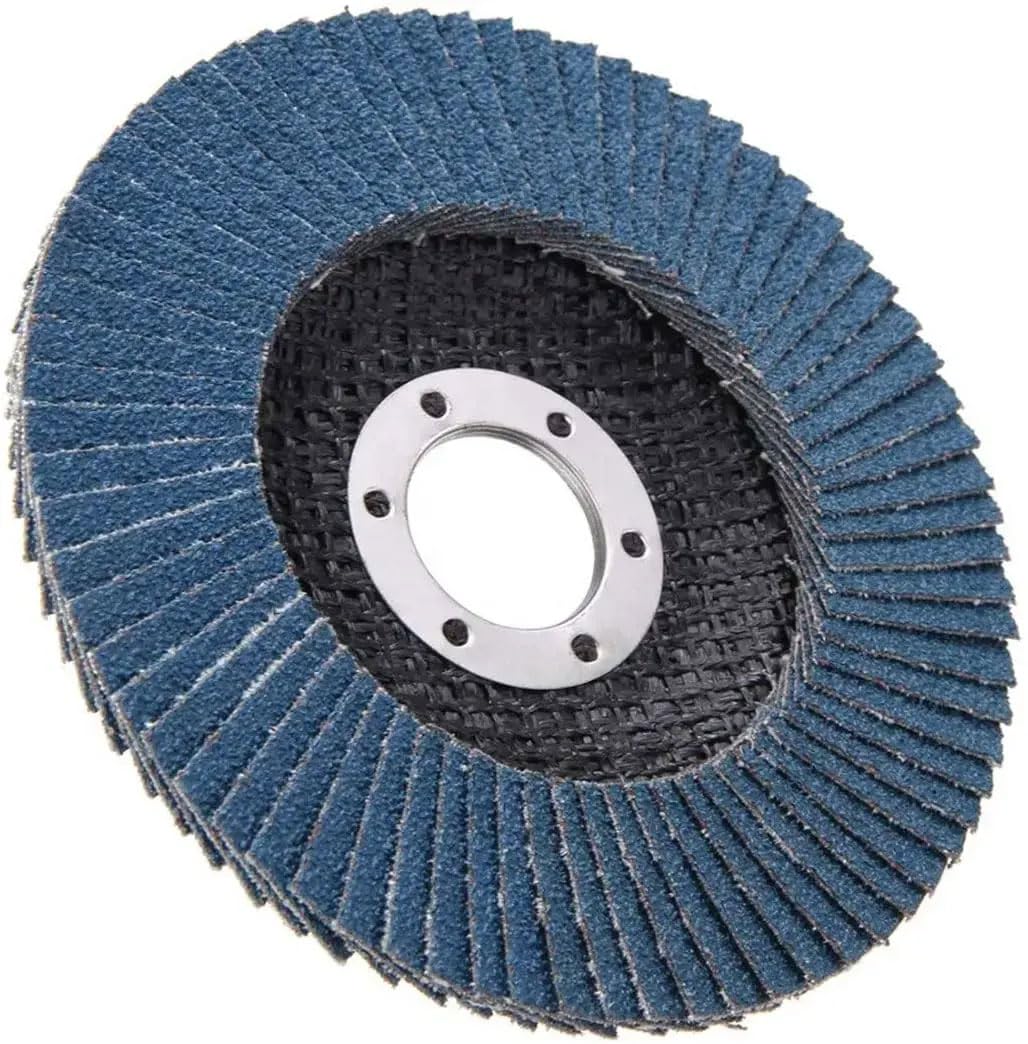 Lekshika 5 Inch (125mm) Zirconia Flap Disc | High-Performance Grinding & Finishing Wheel for Metal, Steel, Stainless Steel & Rust Removal | Durable Angle Grinder Disc (Grit 60) (2)-picture-19