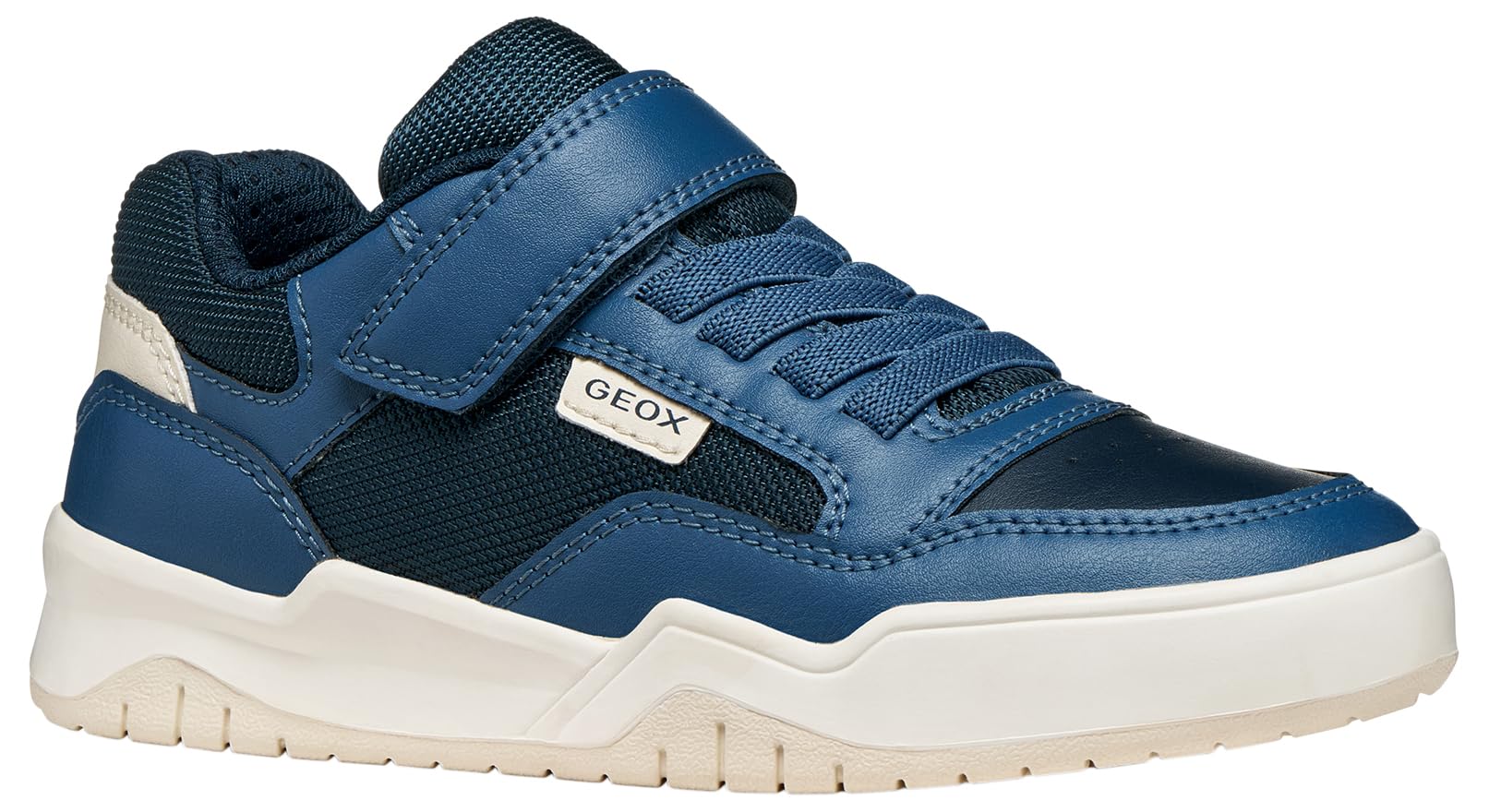 Geox Avio Navy J Perth Boy E Sneaker, Avio/Navy, 34 Eu