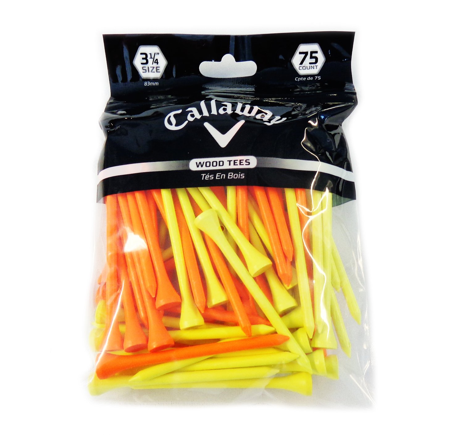 Callaway Wood Tees 3 1/4" Size 75 Count