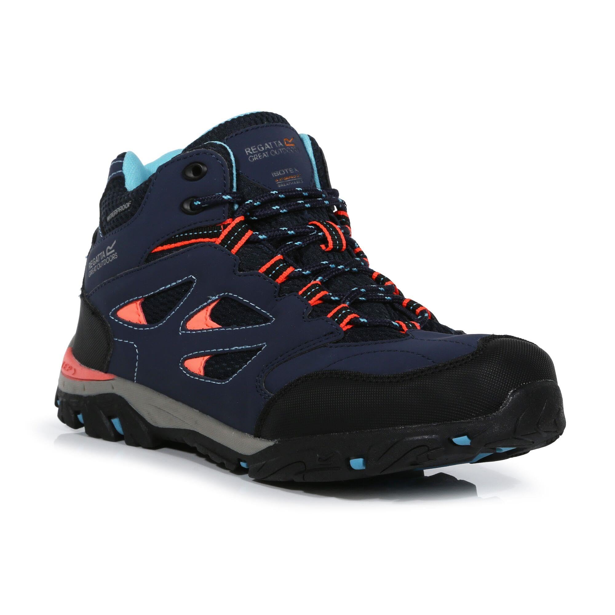 Regatta Kids Holcombe IEP Jnr Navy/LmePnch EU33/UK1
