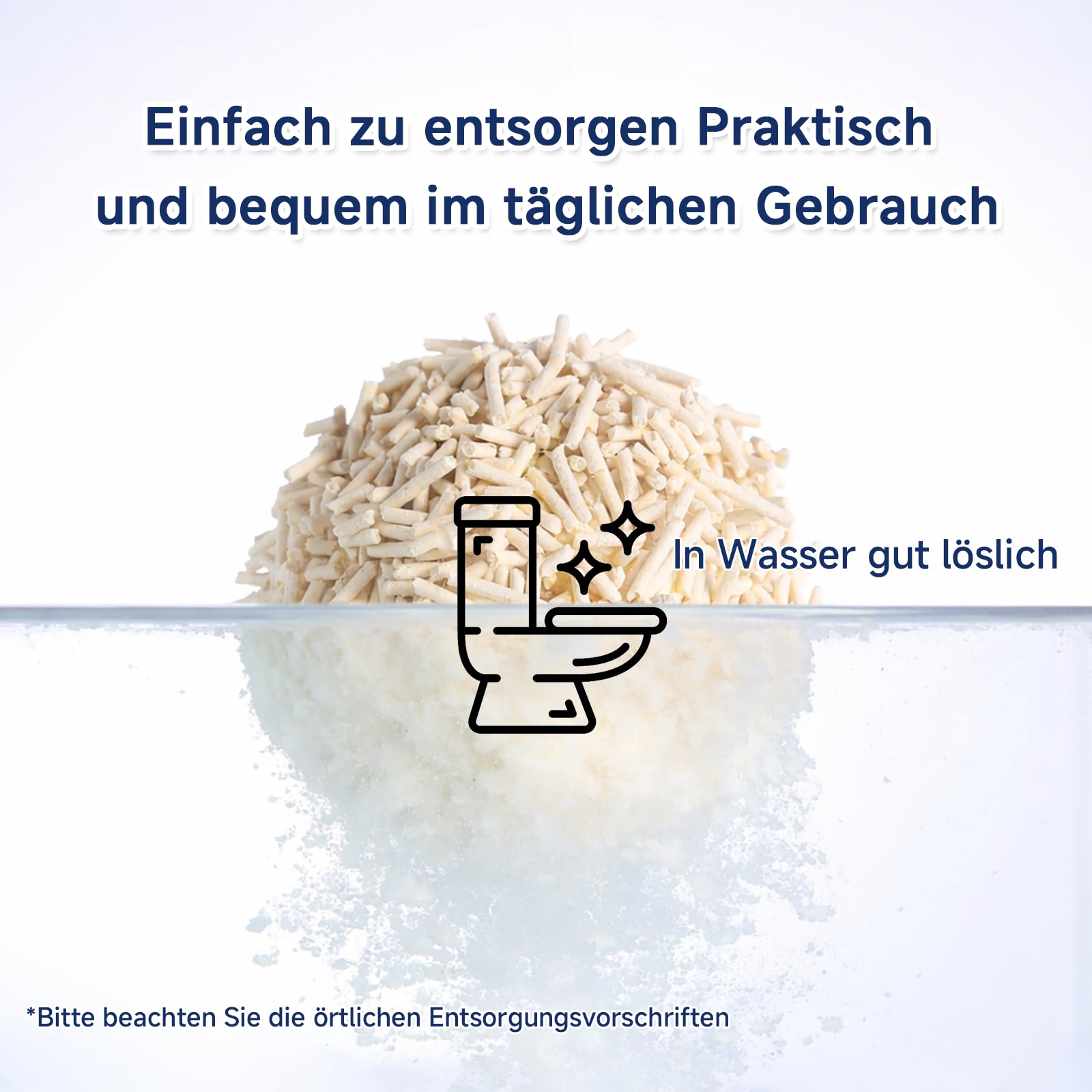 Tofu Katzenstreu 18,4 kg, 100% pflanzliche Klumpstreu | Erbsenfaser & Maisstärke, Staubarm, spülbar, Geruchsbindung bis 72 h, 4x4,6 kg, ohne Duftstoffefür Kitten & sensible Katzen