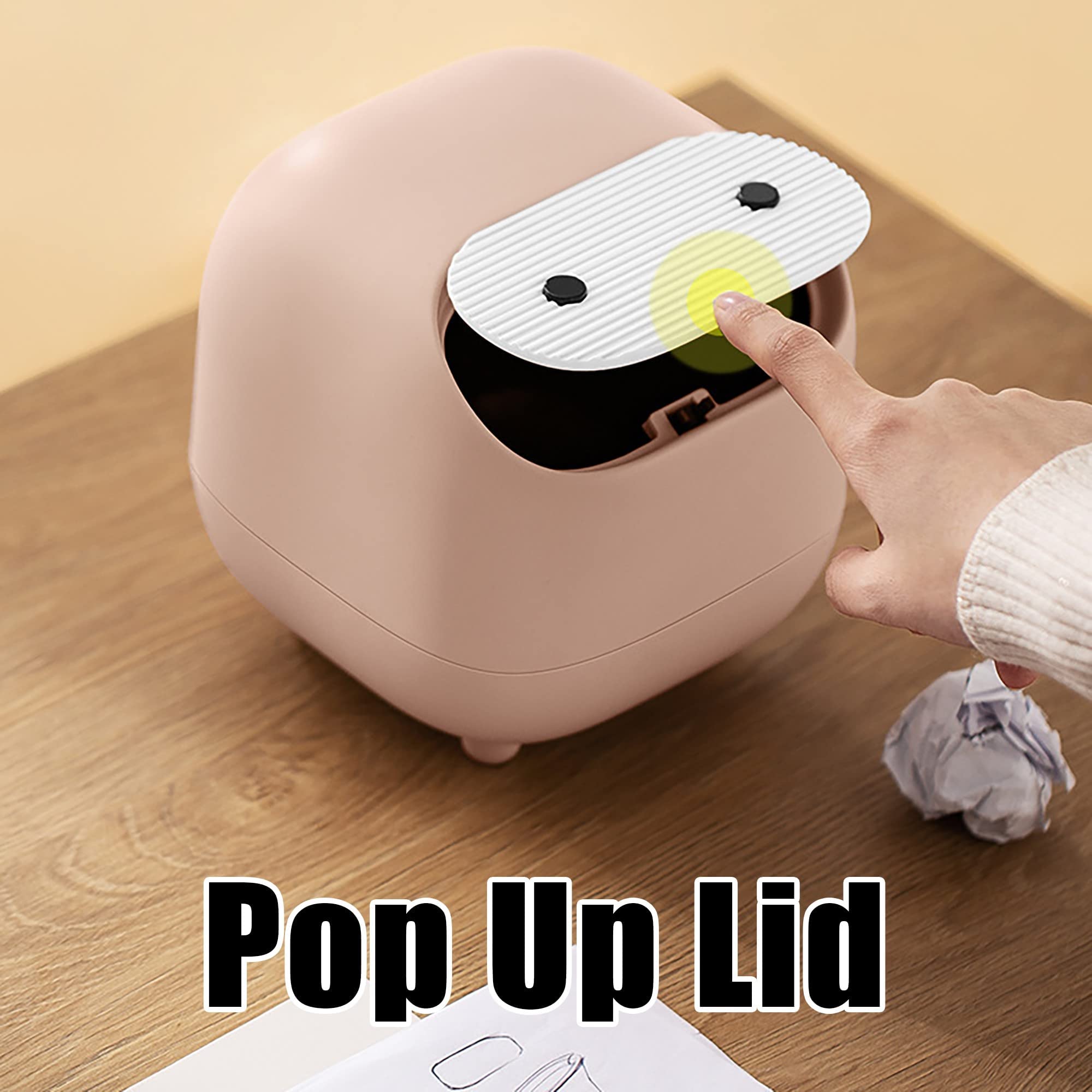 Poubelle Mini Poubelle De Bureau Petite Poubelle Poubelle En Plastique