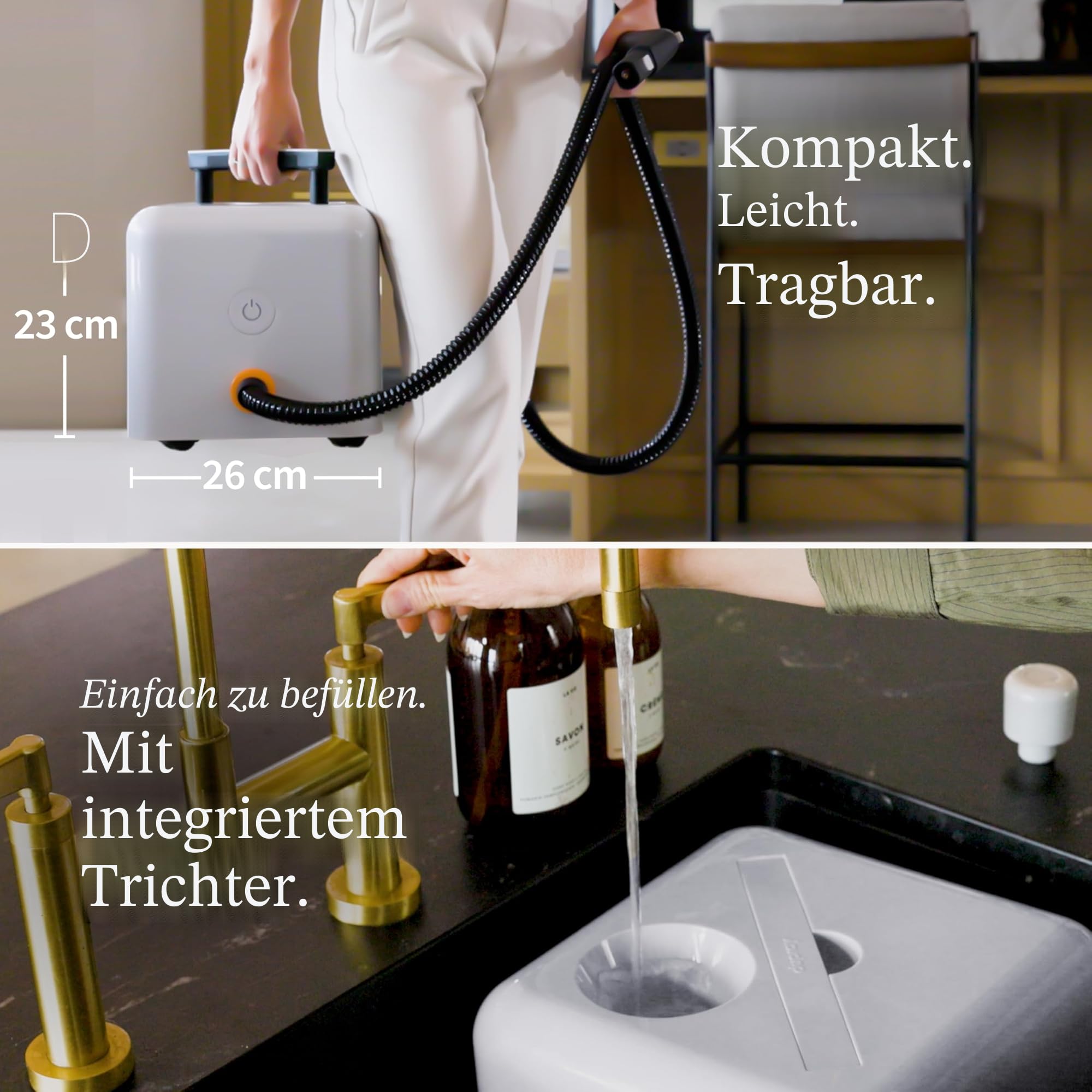 Dupray Neat Plus Dampfreiniger – Vielseitiger Hochleistungs-Dampfreiniger für Zuhause: Böden, Möbel, Autos und mehr (EU-Stecker, Neat Plus + 17 Zubehörteile)