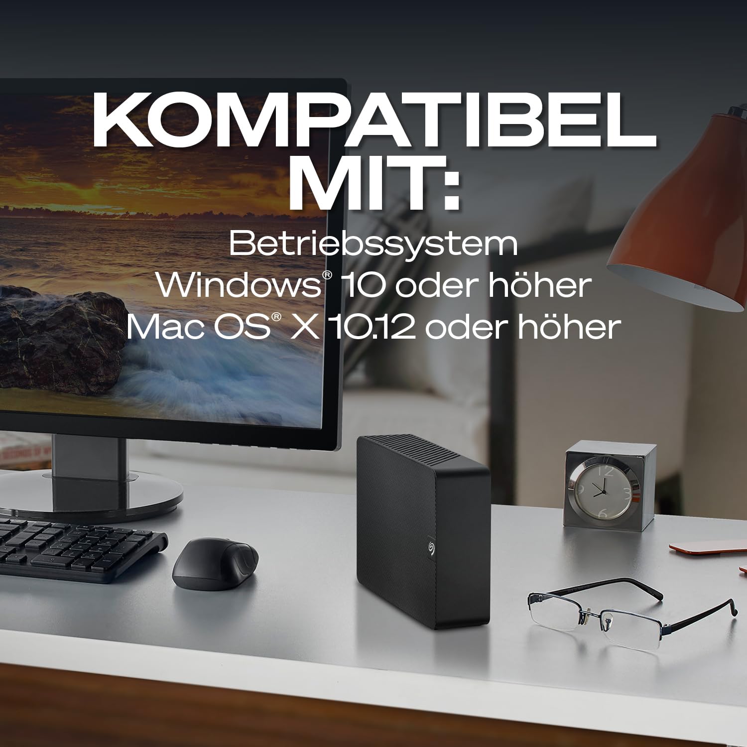 Seagate Expansion Desktop 20TB Externe Festplatte 3.5 Zoll USB 3.0