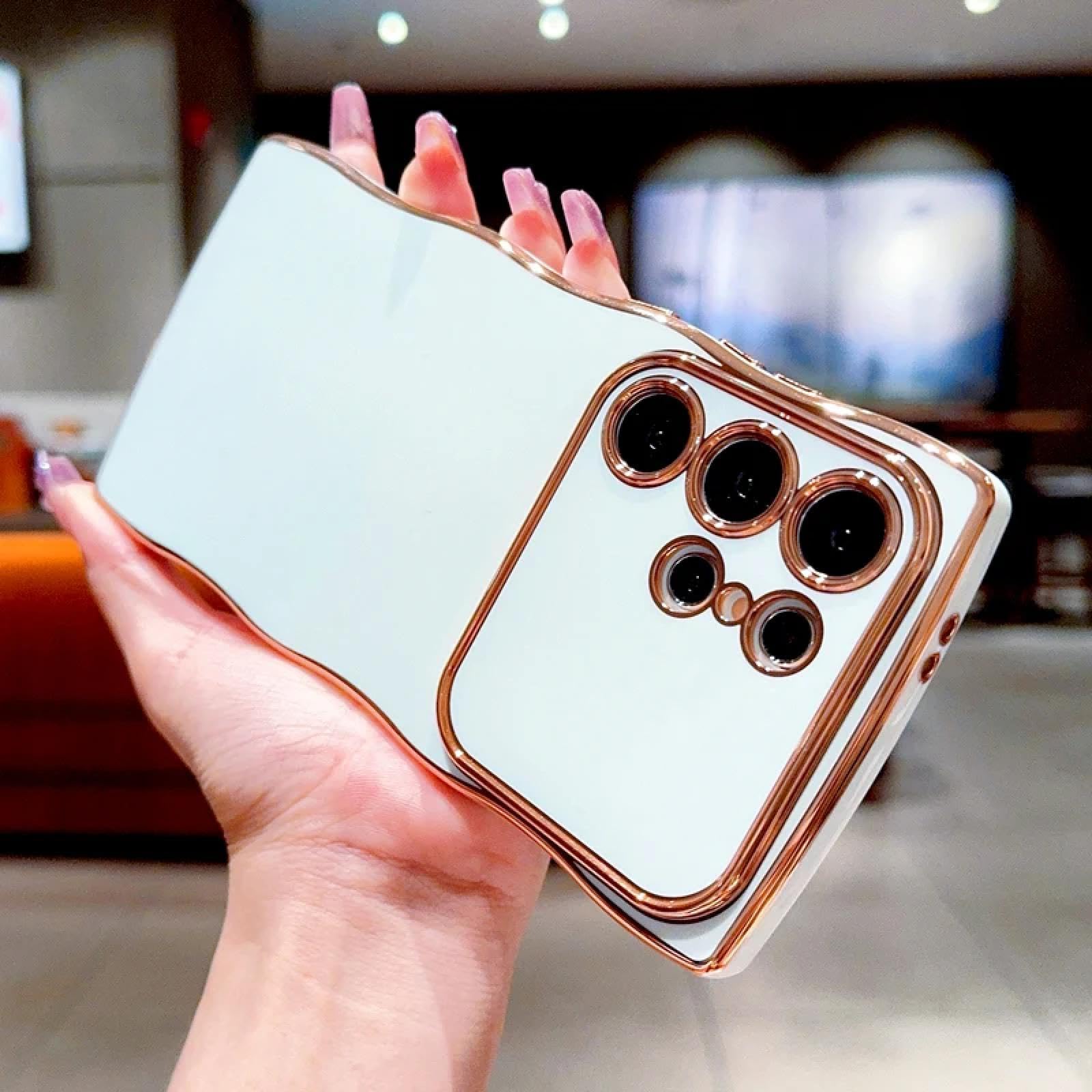Coque de Luxe Samsung A55 Blanc Épuré au Toucher Soyeux - 7