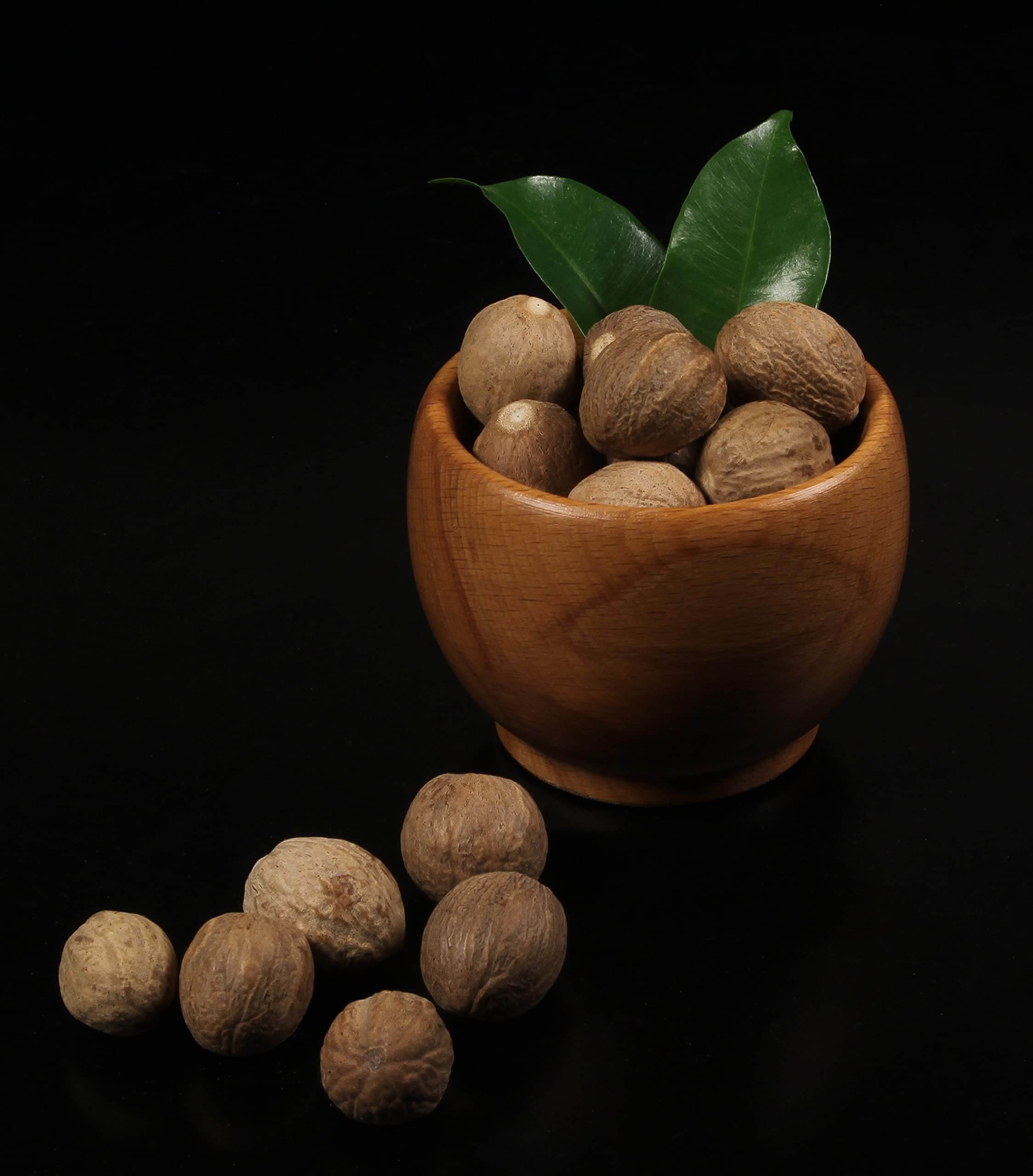 Minotaur Spices | Noix de muscade entière | 2 x 250 g (500 g) | environ 100-130 morceaux (selon la taille de la noix)