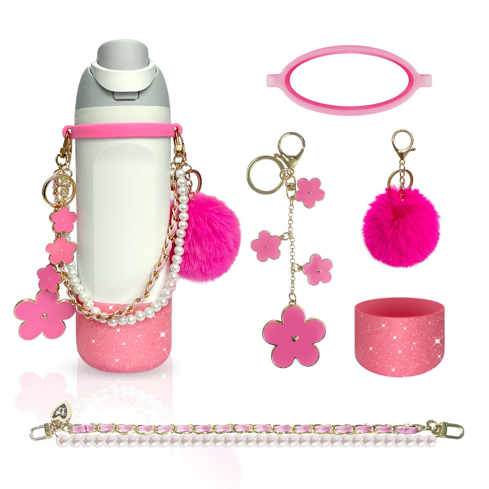 XZESH Decorations Charms Compatible With Owala FreeSip