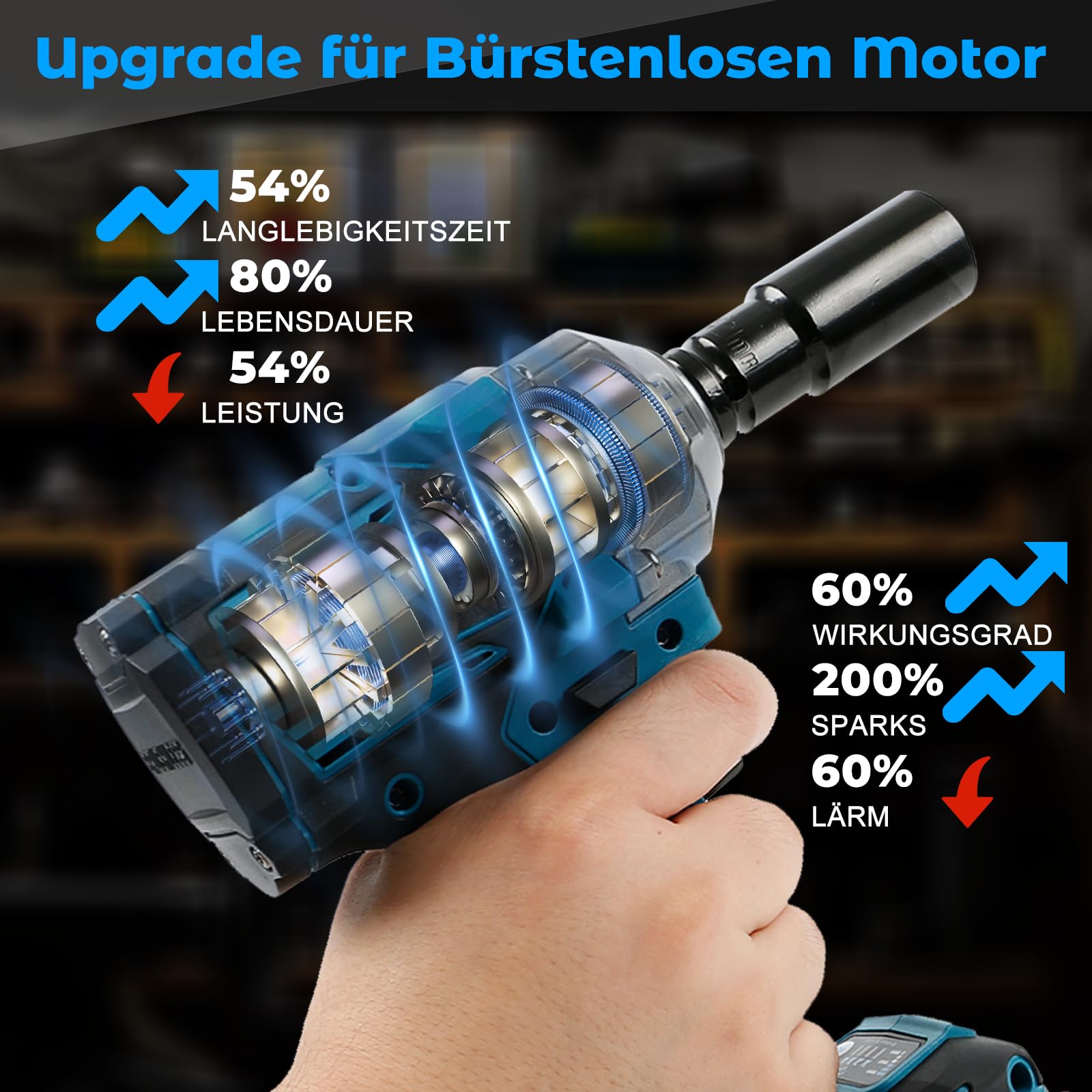 Cricchetto, 3/8 Pollice Con Bloccaggio Reversibile, Interamente - Foto 10