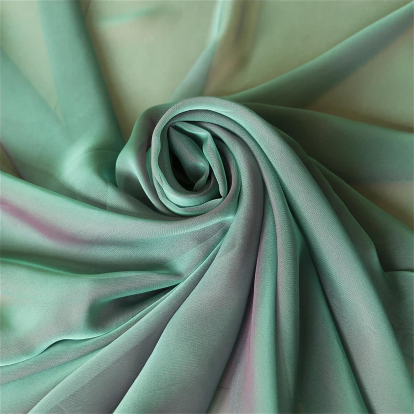 100 x 148 cm, tela de gasa superfina de 2 tonos, suave para baile de novia, tela de sombreado para coser (2 azules lila, 10 metros x 1,48 metros)