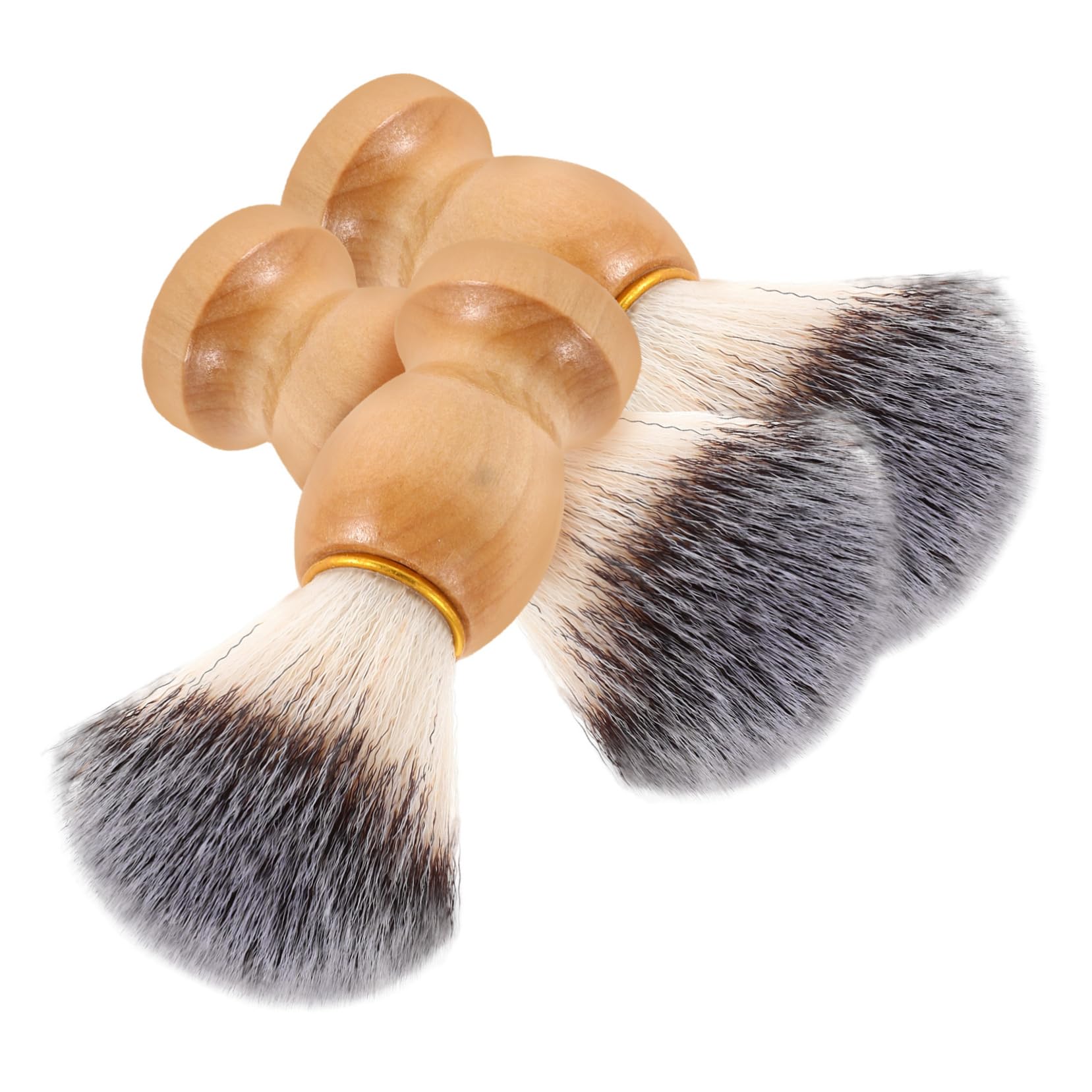 FOYTOKI Salon Quality Bristle Brush for Men Gentle Cleaning Wooden Handle Beard Hair Grooming Tool