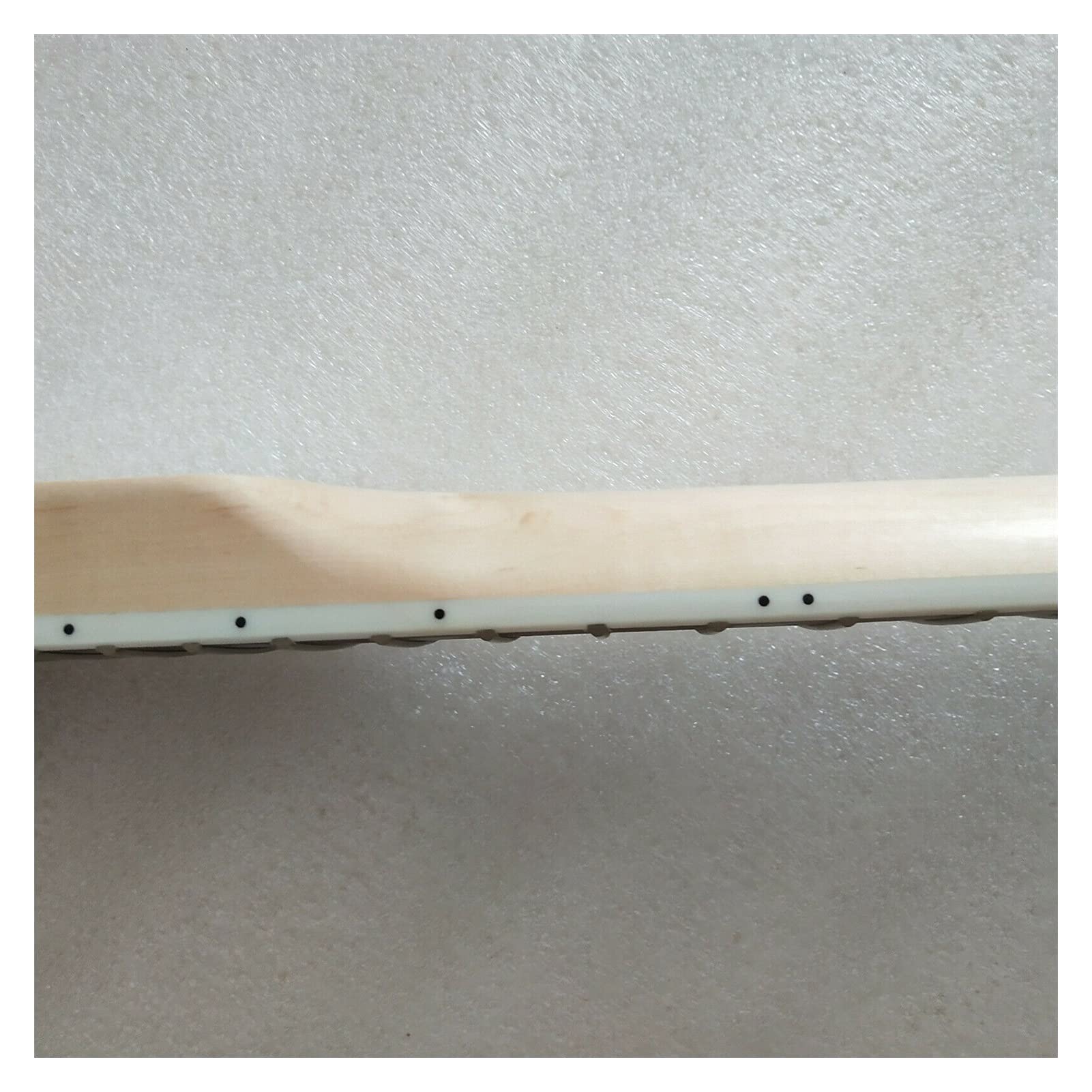 CAZARU Chitarra elettrica Reverse Head e Manico in Acero 24 Tasti
