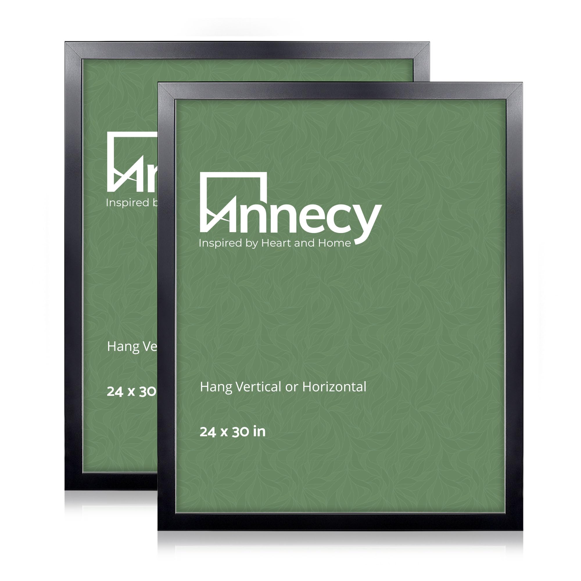 Annecy 24x30 Picture Frame Black（2 Pack）, 24 x 30 Picture