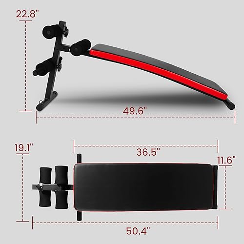 Miniatura 3 de Signature Fitness Banco de utilidad para sentarse y entrenamiento de fuerza, capacidad de 440 libras