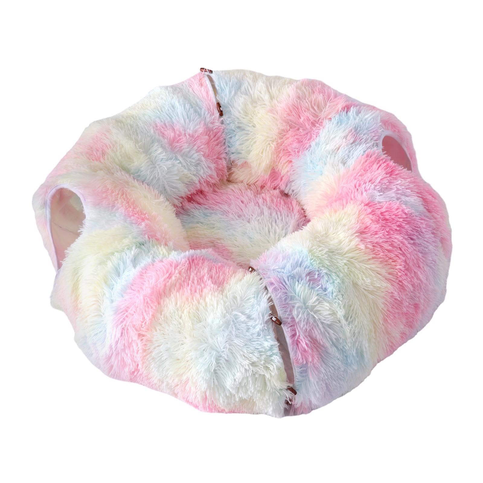 Cama para Gatos, Casa para Gatos, Juguete para Gatos, Cueva Plegable para Gatos, Cama para Mascotas Pequeñas (Gatitos), Colorful