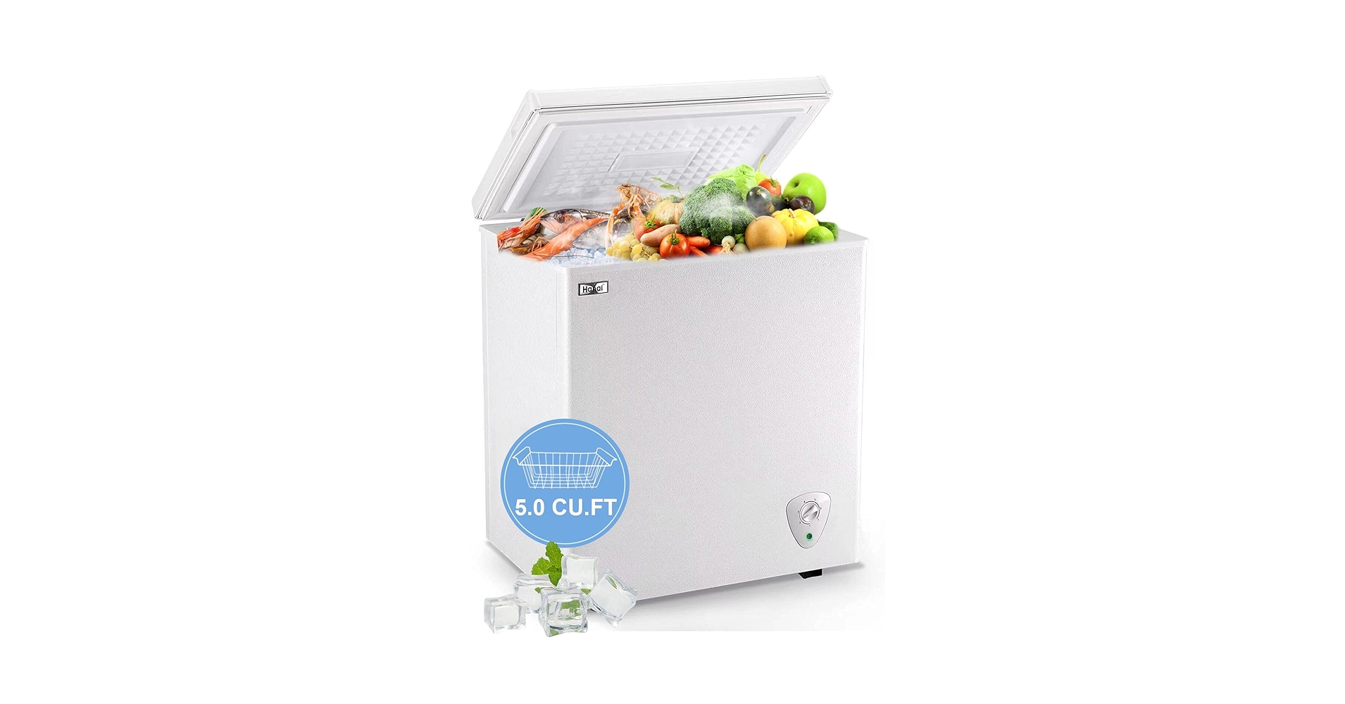 Amazon.com: WANAI Chest Freezer 5.0 Cu.Ft Compact Chest
