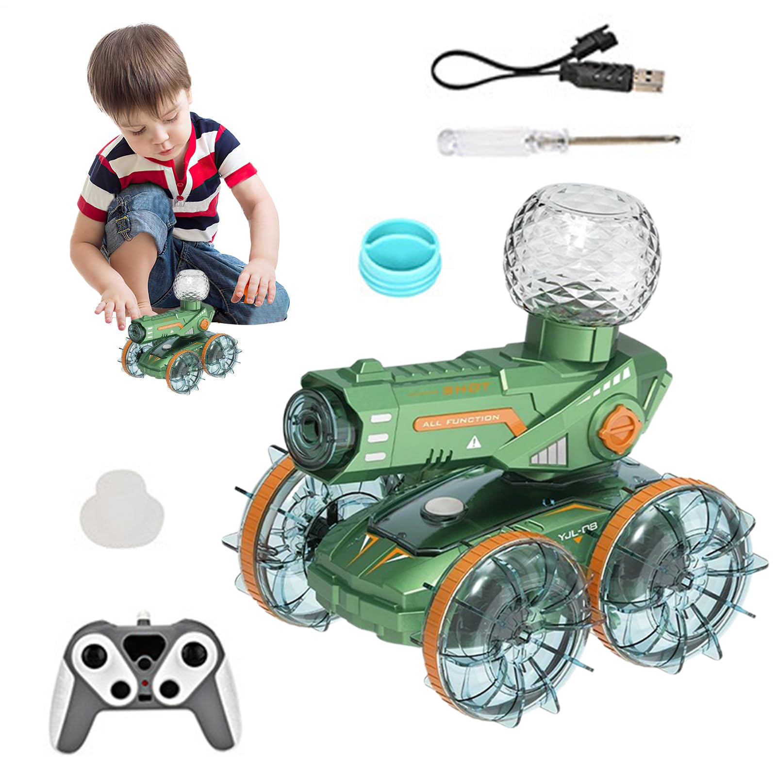 Camión RC Velocidad Ajustable Rociador de Agua de Largo Alcance Multiuso
