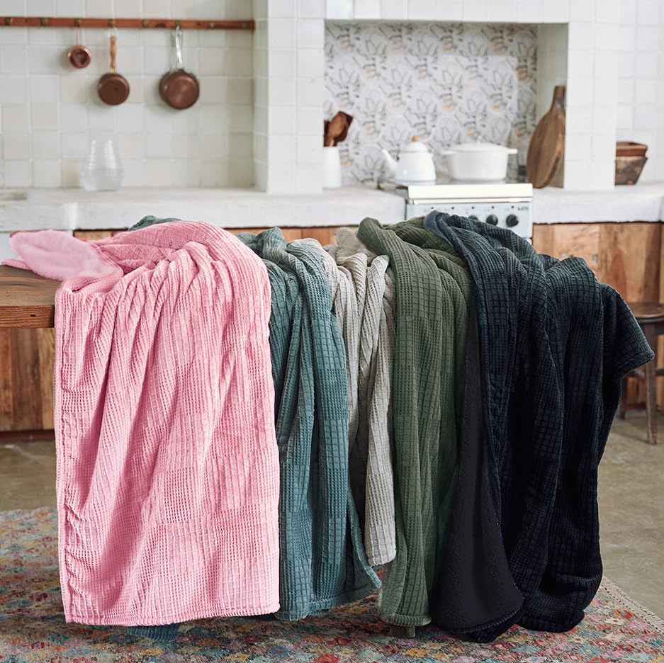 Electric Blanket Queen Size 84''X90'' - Heated Blanket with Dual Control Fast Heating 10 Heating Levels & 10 Hours Auto Off,ETL Certified Machine Washable (Light Pink)