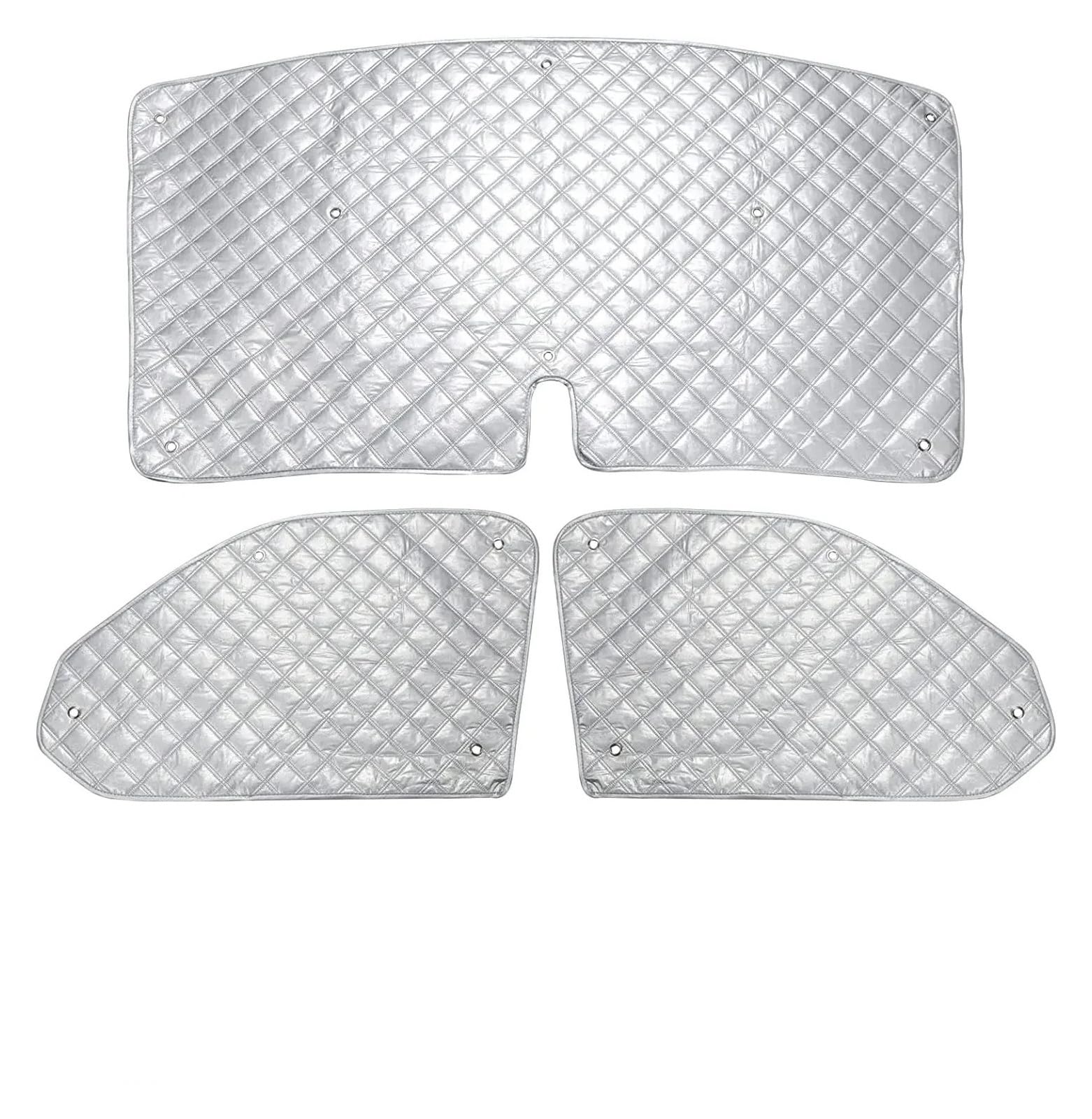 3 szt. wewnętrzna osłona termiczna na okno zestaw do VW T5 T6 Sunshade Windscreen Protection Exterior Accessories Foldable Windshield Sunshade